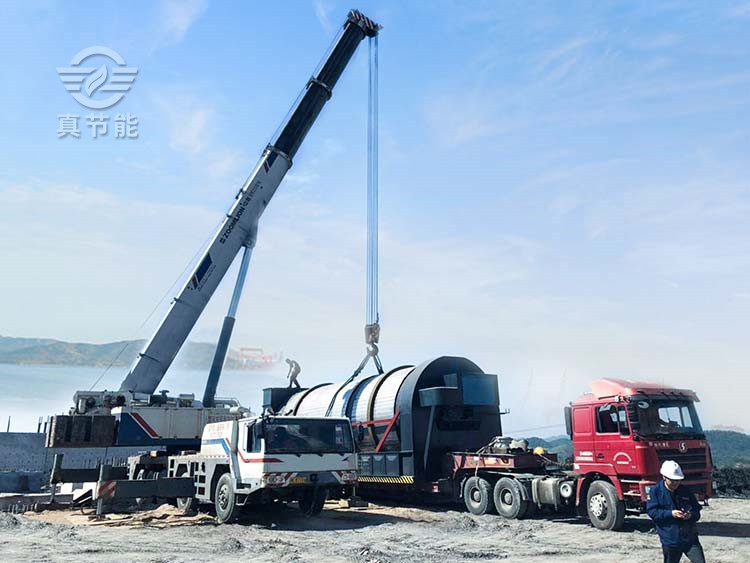 城市污泥烘干機吊裝 城市污泥烘干機吊裝